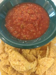 Salsa in a bowl